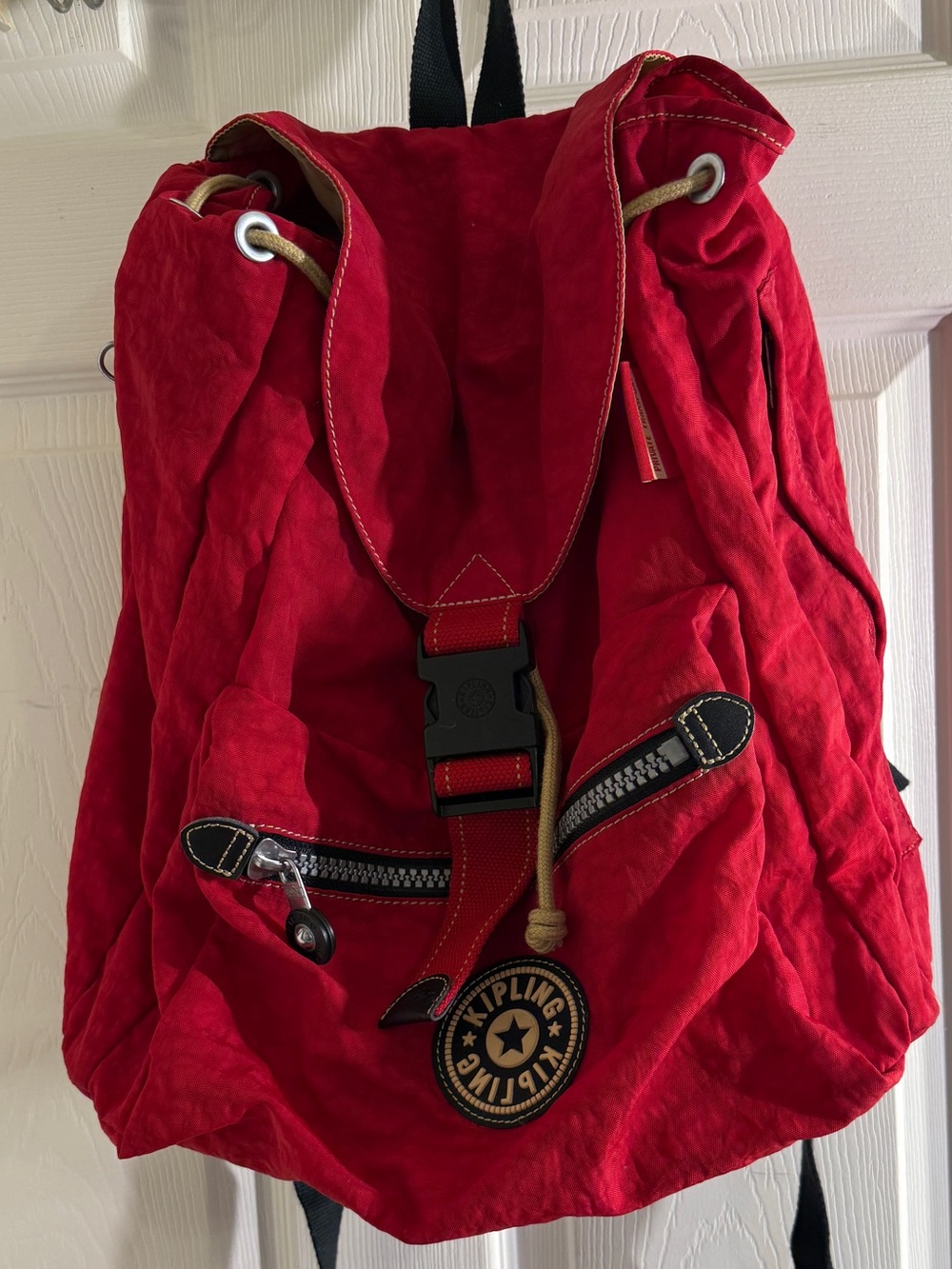 Kipling Private Transport red backpack